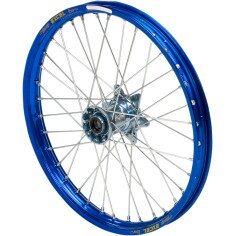 Elite Mx-en Wheel, Silver Spokes Blue, Silver
