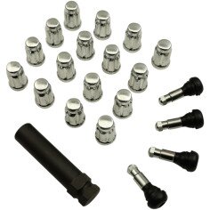 Splined Lug Nut Silver