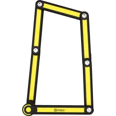 Folding Lock Black, Yellow