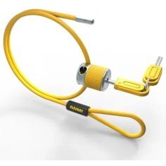 Multifunction Cable Lock Yellow