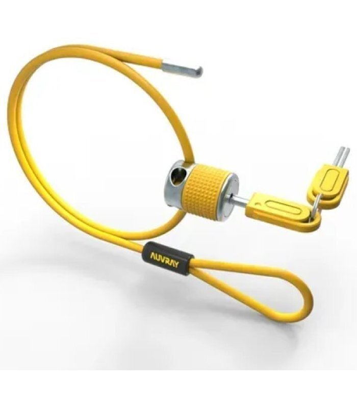 Multifunction Cable Lock Yellow