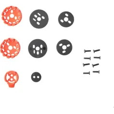 Sm7 Helmet Connection Set Black, Gray, Orange