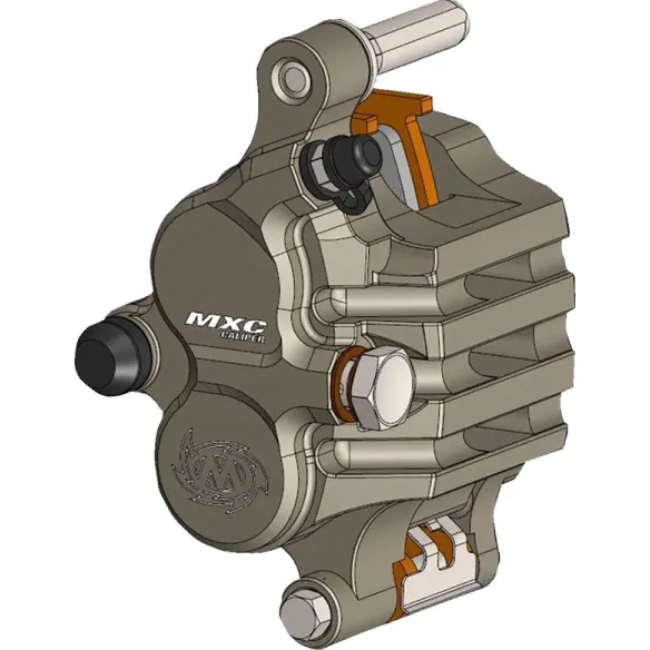 Mxc Brake Caliper Silver, Polished
