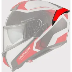 Evoluzione Helmet Spoiler Red