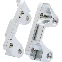 Brake Caliper Relocation Bracket Aluminum, Silver