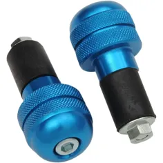 Anti-vibration Handlebar End Blue