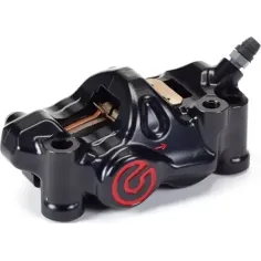 484 Cafe Racer Brake Caliper Kit Upgrade Line Black, Red