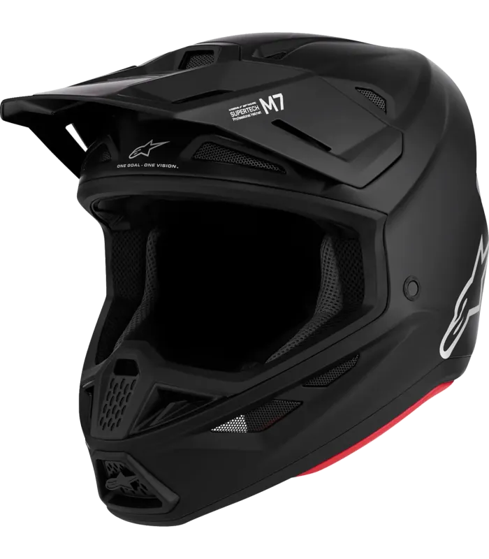 S-M7 Solid Helmet Black