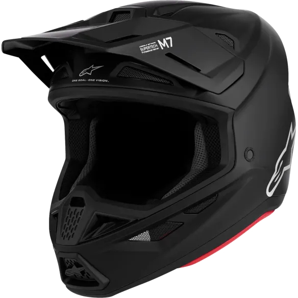 S-M7 Solid Helmet Black