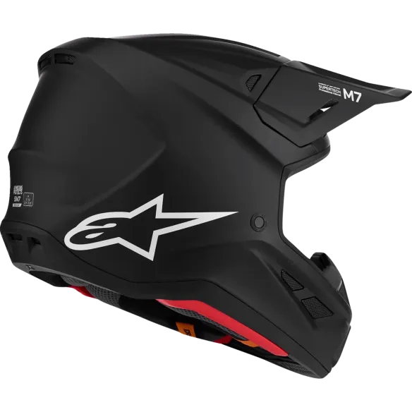 S-M7 Solid Helmet Black