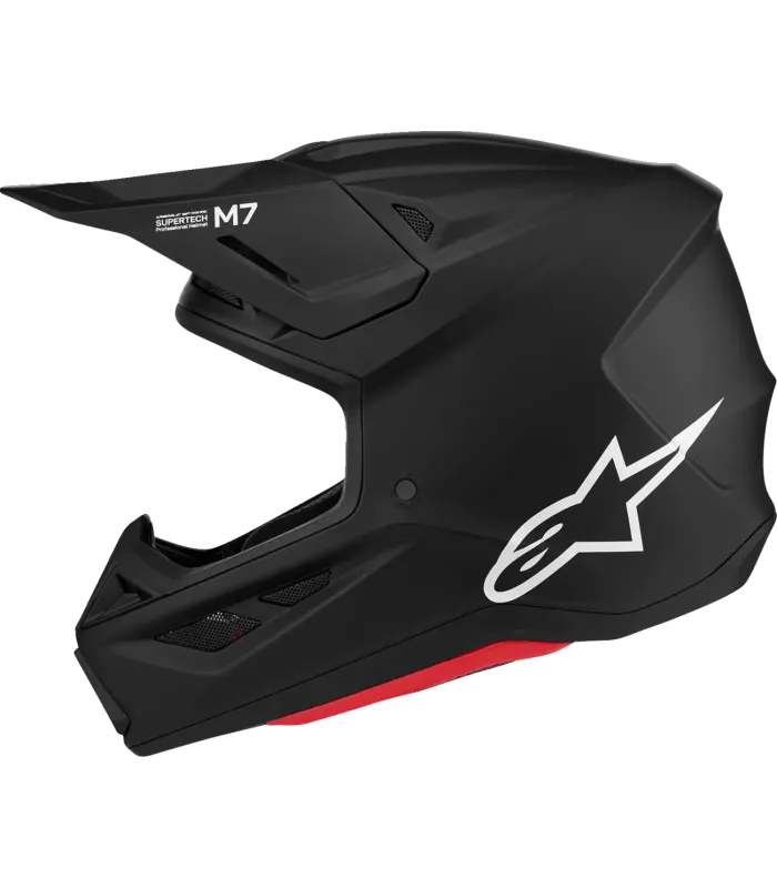 S-M7 Solid Helmet Black