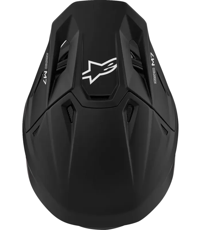 S-M7 Solid Helmet Black