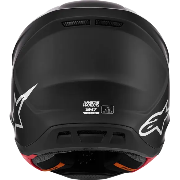 S-M7 Solid Helmet Black