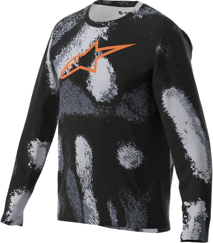 A-Dura Ride Long Sleeve Jersey Black Camo