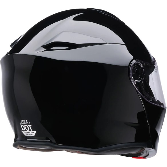 Solaris 2.0 Solid Modular Helmet Black