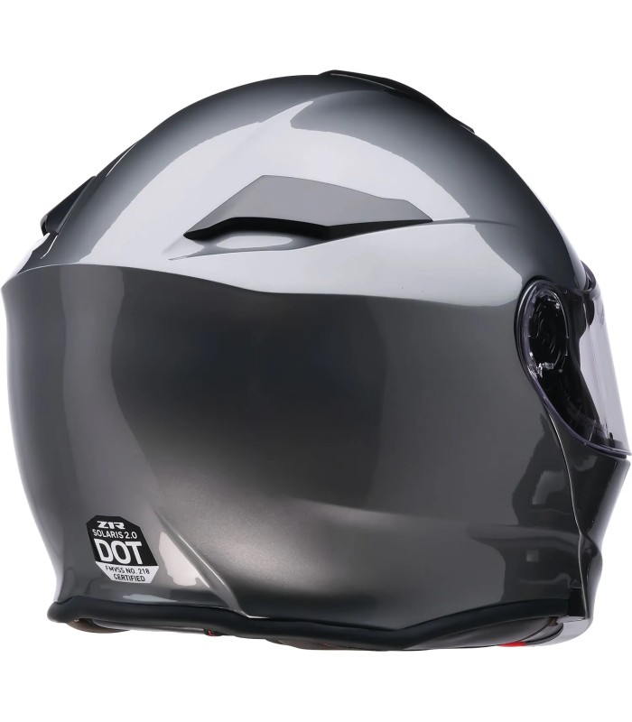 Solaris 2.0 Solid Modular Helmet Silver