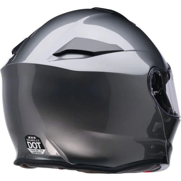 Solaris 2.0 Solid Modular Helmet Silver