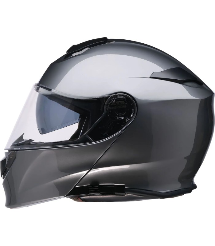 Solaris 2.0 Solid Modular Helmet Silver