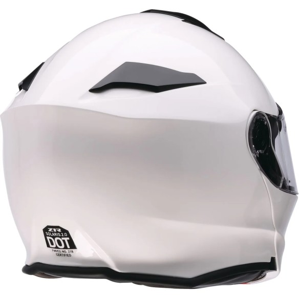Solaris 2.0 Solid Modular Helmet White