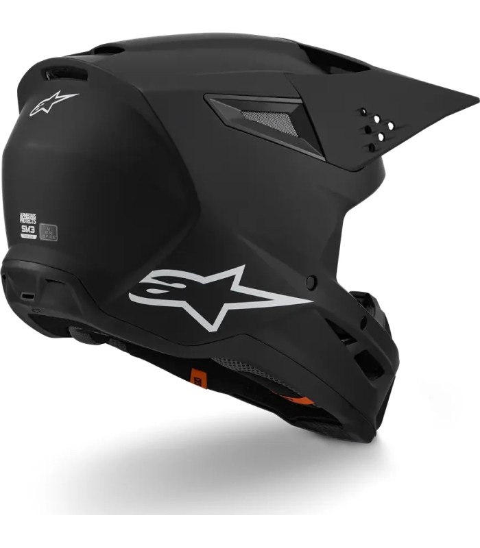 Sm3 Solid Helmet Black