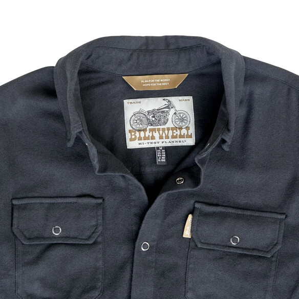 Hi Test Flannel Shirt Black