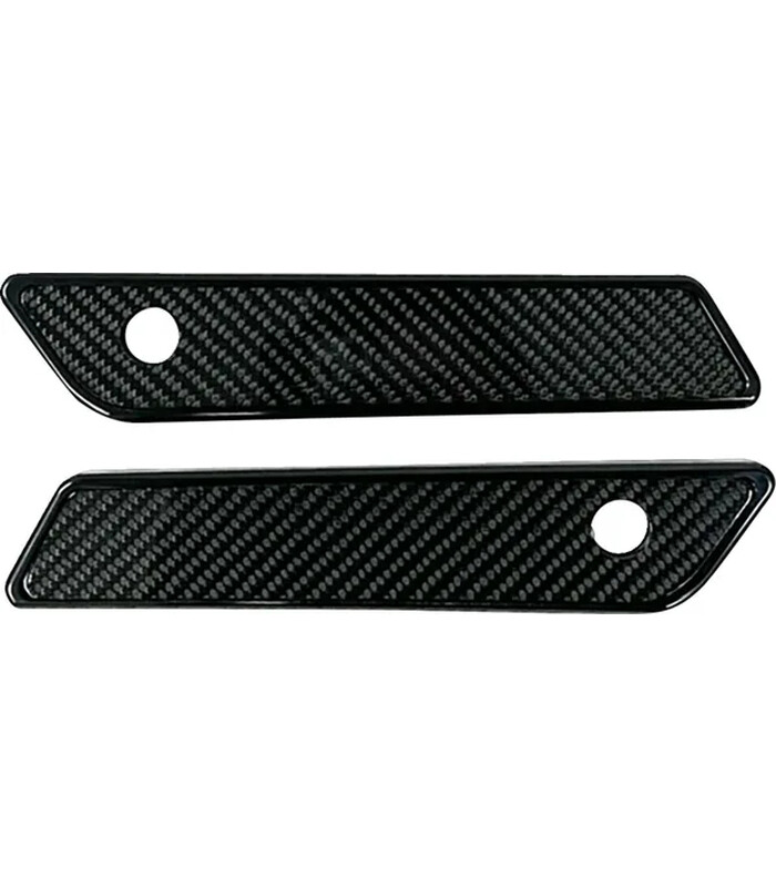 Saddlebag Latch Covers Black