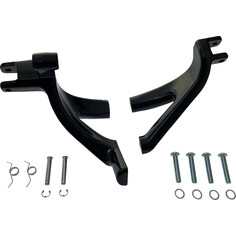 Floorboard To Foot Peg Conversion Mount Black