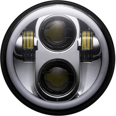 5-3-4 Led Halo Headlamp Chrome