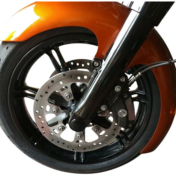 Flush Mount Front Axle Black