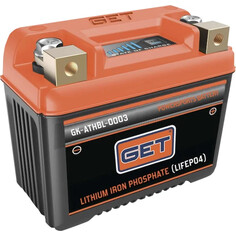Lithium Iron Battery Black, Orange