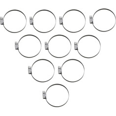 Embossed Stainless Steel Hose Clamps Silver
