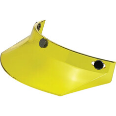 3-Snap Moto Helmet Visor Yellow