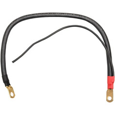Battery Cable With Auxiliary Wire Black