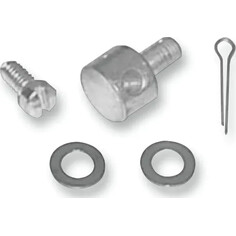 Linkert-Bendix Carburetor Throttle Lever Wire Block Kit Silver