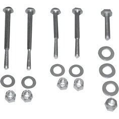 Upper And Lower Motor Mount Hardware Silver