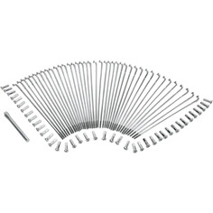 Chrome And Stainless Steel Spoke Set
