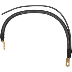 Battery Cable With Auxiliary Wire Black