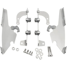 Windshield Trigger-Lock Complete Mount Kit Polished