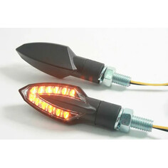 Universal E-Marked Led Indicator Light Black