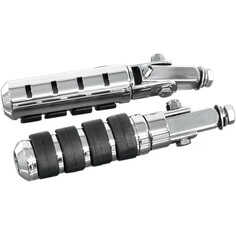Anti-Vibration Folding Highway Pegs Black