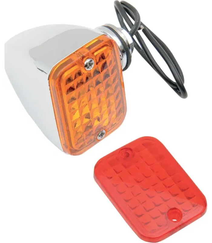 Rectangular Marker Lights Chrome