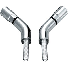 Mirror Stem Extenders Chrome
