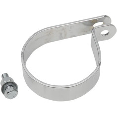 3 Muffler Clamp Chrome