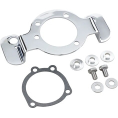 Air Cleaner Support Bracket Kit Chrome, Gray