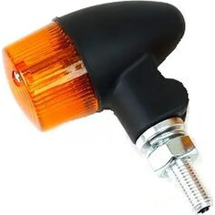 Aluminium Body Marker Lights Round 2 Black Satin