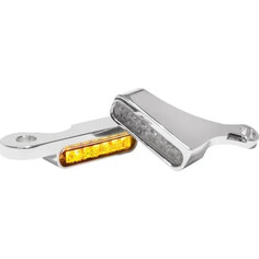 Led Handlebar Turn Signals Chrome, Natural