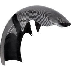 Carbon Fiber 21 Fat Wrapper Front Fender Black