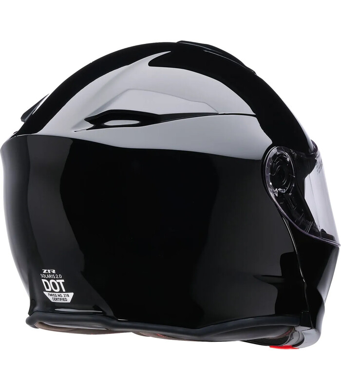 Solaris 2.0 Solid Modular Helmet Black