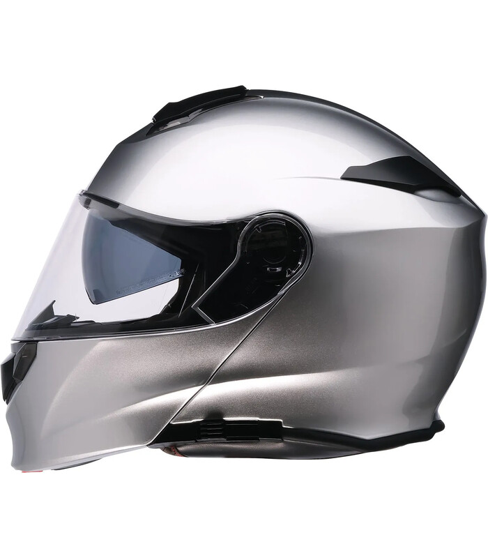 Solaris 2.0 Solid Modular Helmet Silver