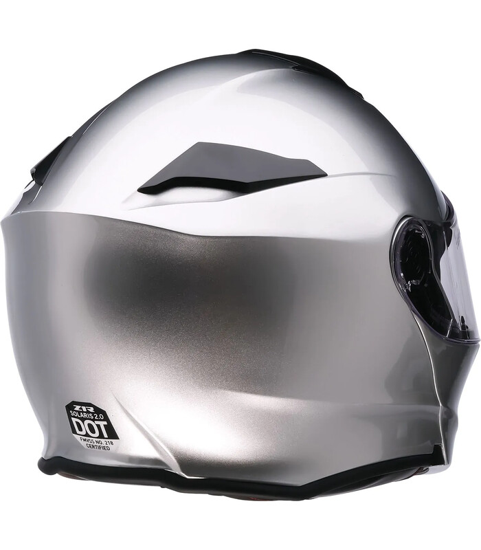 Solaris 2.0 Solid Modular Helmet Silver